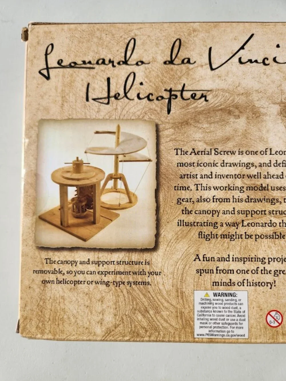 NEW Pathfinders Leonardo Da Vinci Helicopter STEM Kit Physics Science Engineerin